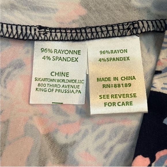 Lilly Pulitzer Stirling Dress Bright Amore Please XS NWT - Picture 5 of 8